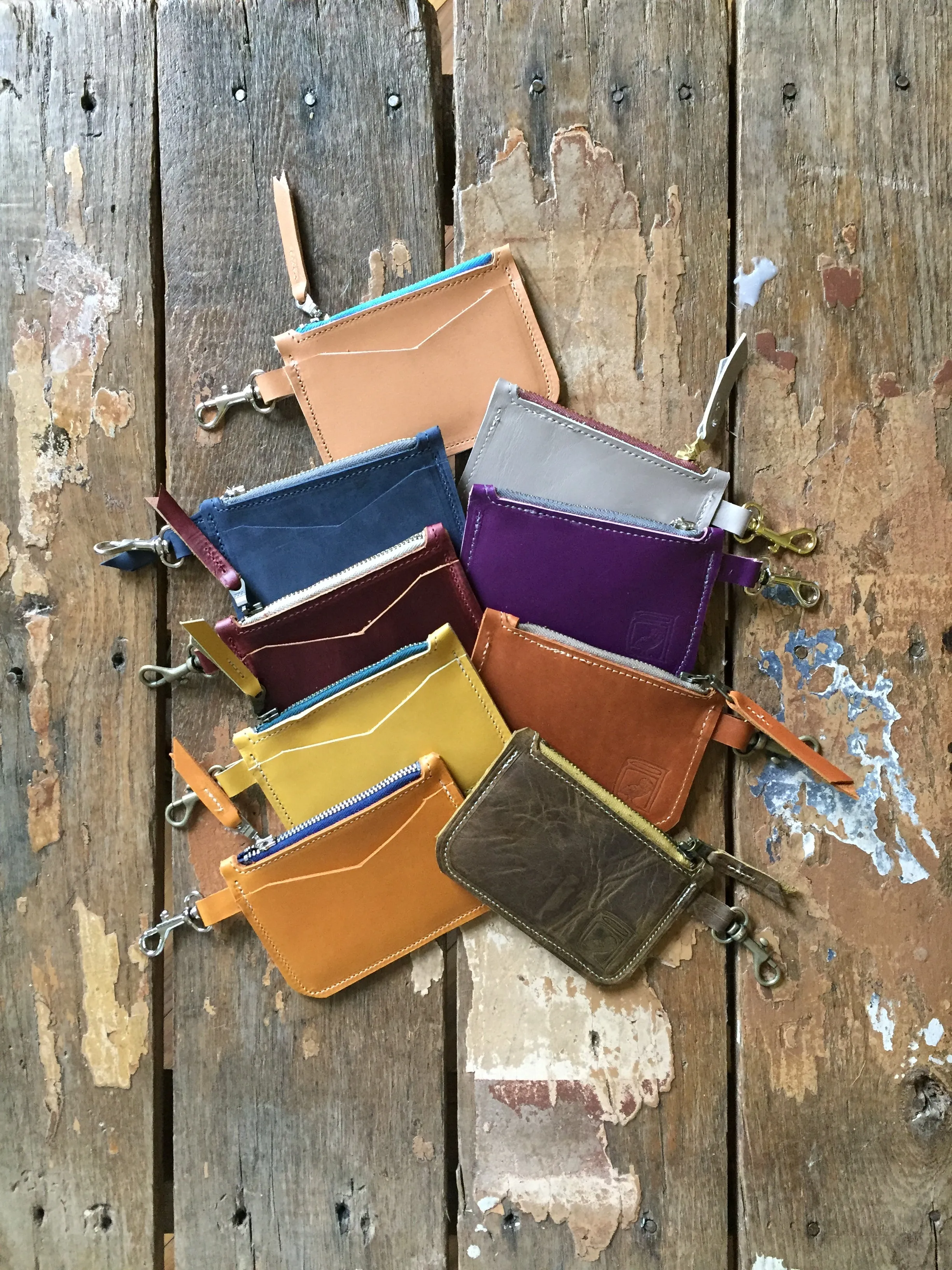 Leather Zip Wallet