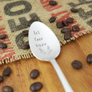 Let Love Brew Vintage Spoon