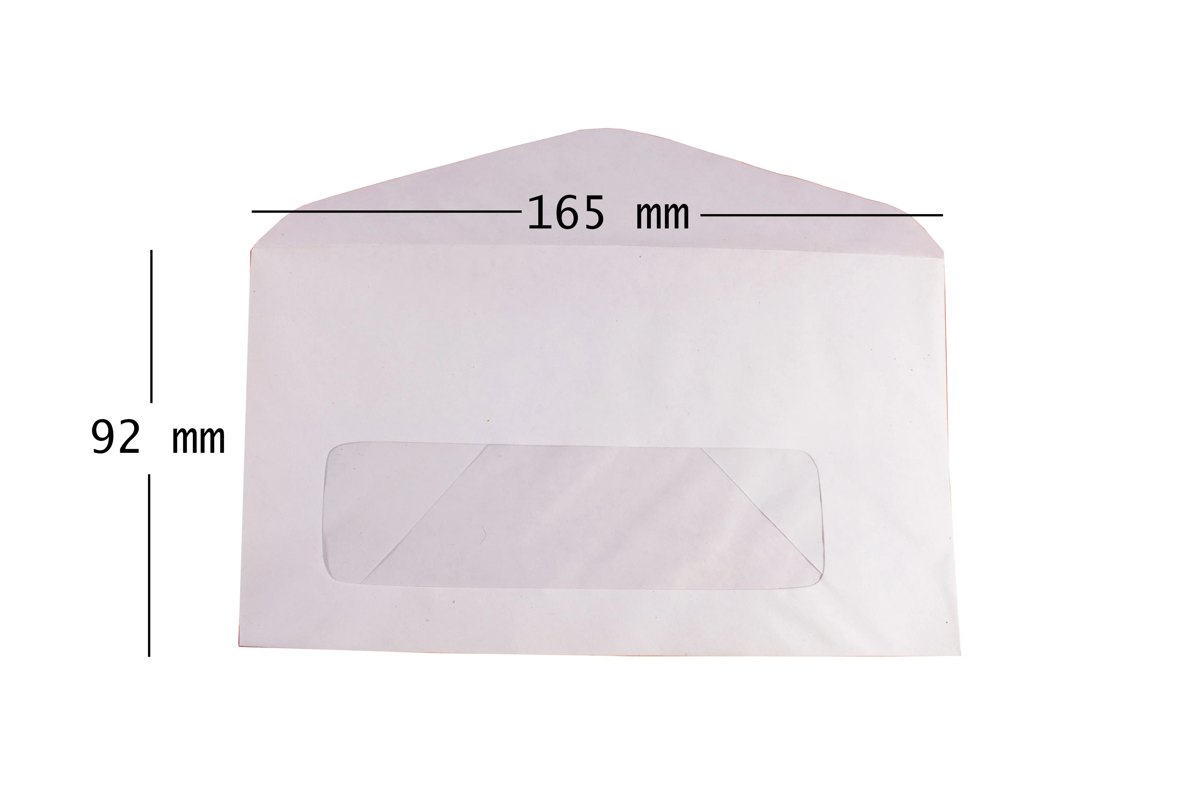 Letter White Envelope w/ Window | 500pcs