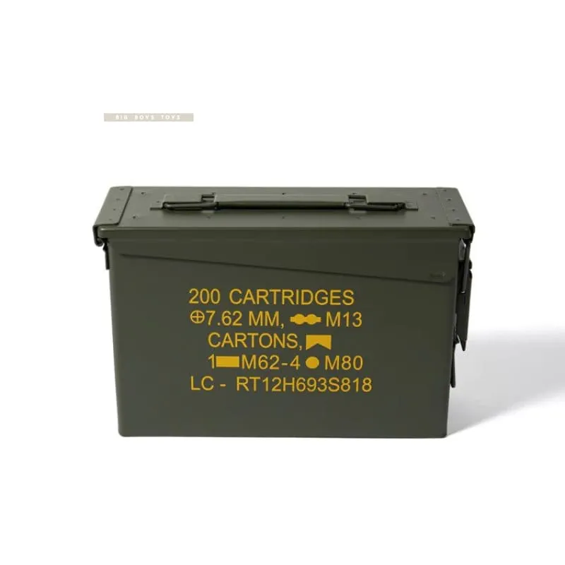 Like New NATO Military .30/.50 Cal Rounds Ammo Box ***