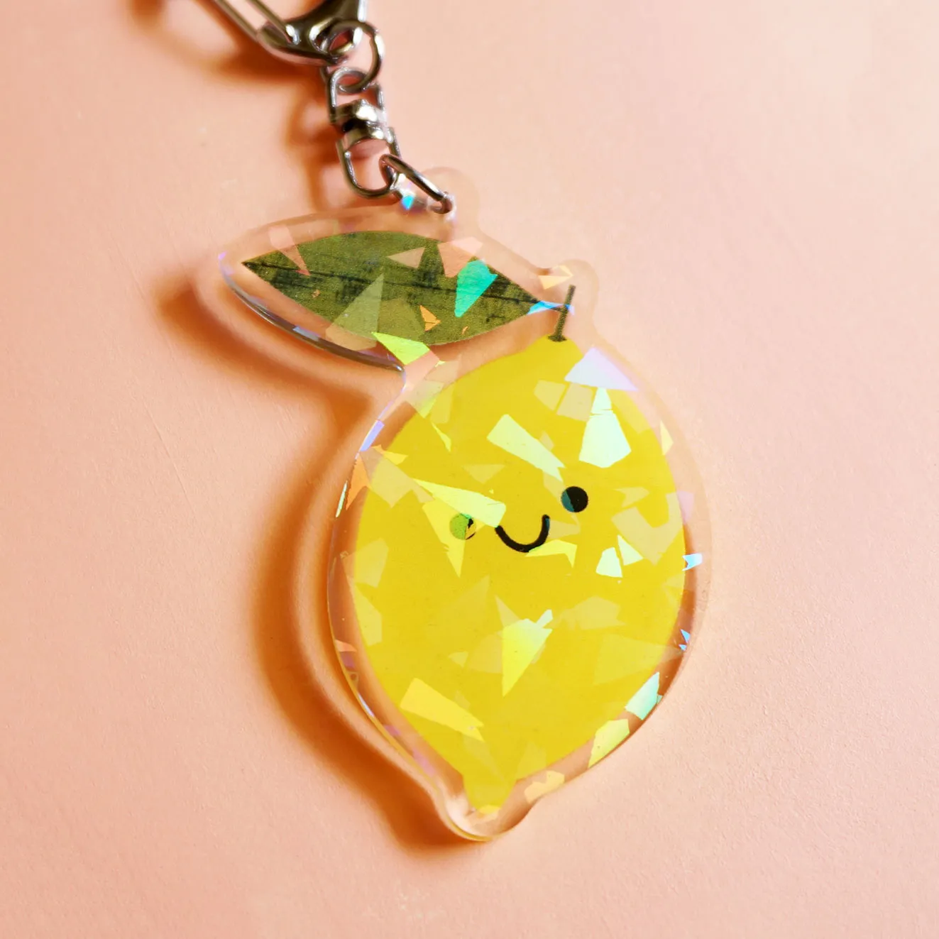 Lil Lemon Charm Keychain