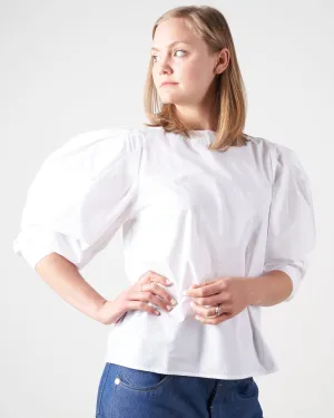 lila top - white