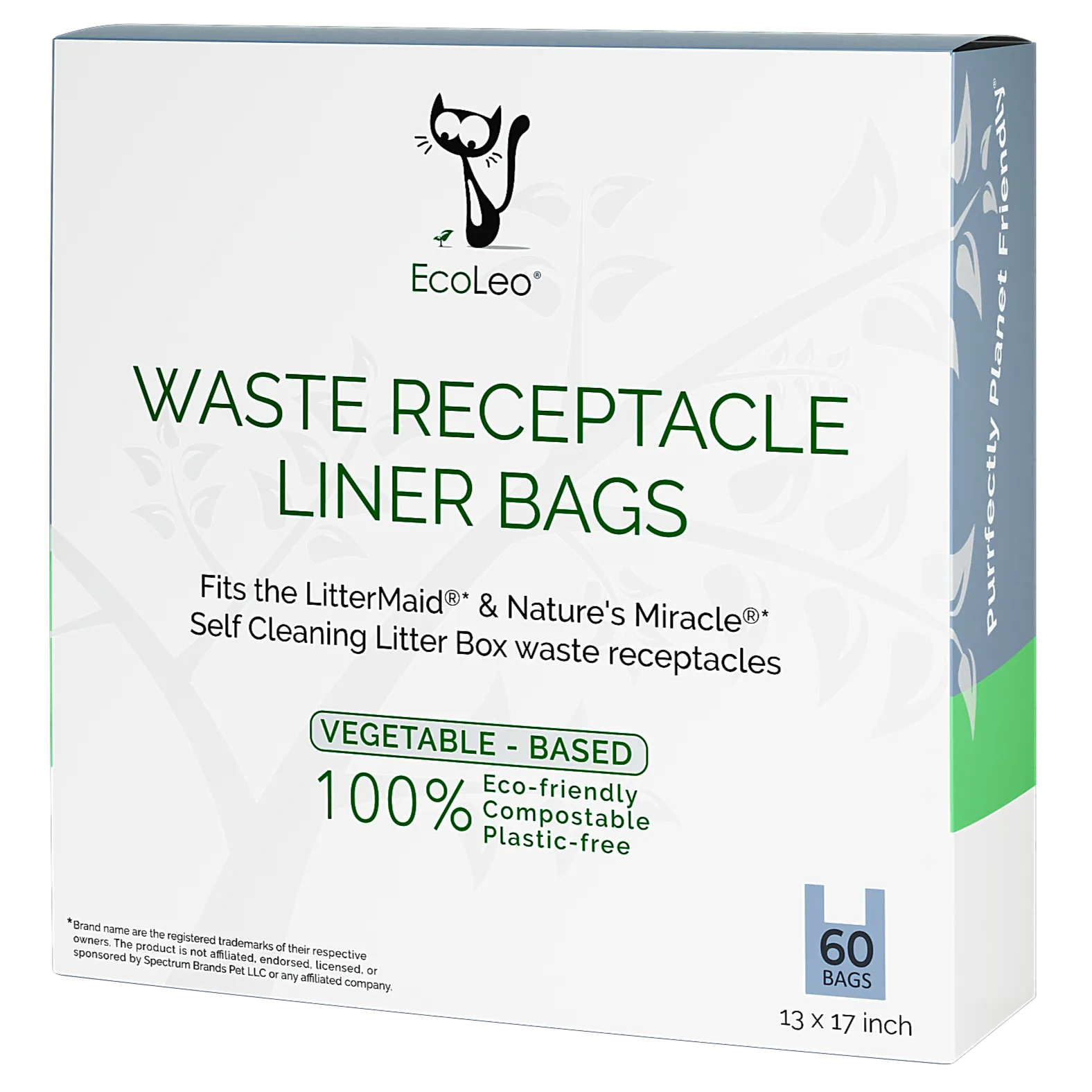 LitterMaid* and Nature's Miracle* Compatible Waste Receptacle Liners