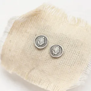 Little Embossed Sprig Post Earrings