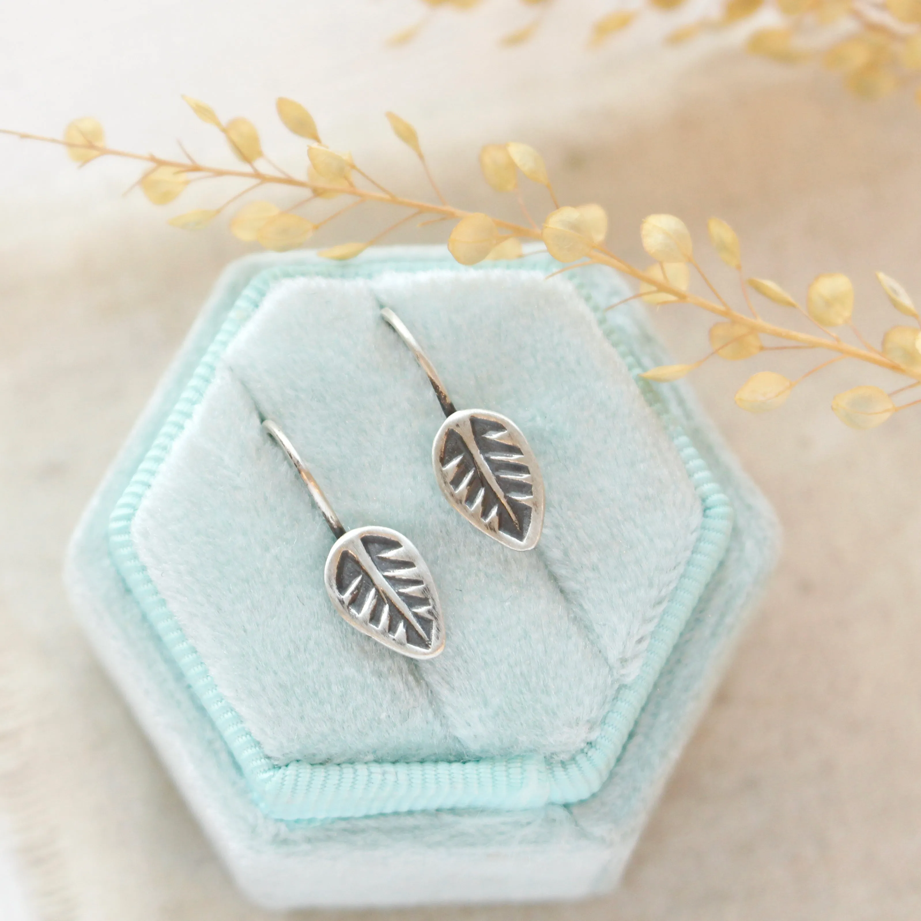 Little Leaf Lobe Hugger Earrings