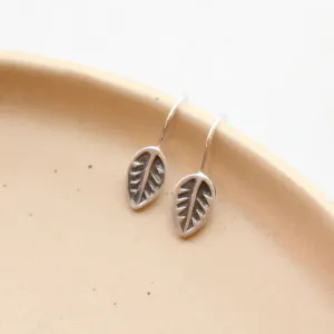 Little Leaf Lobe Hugger Earrings