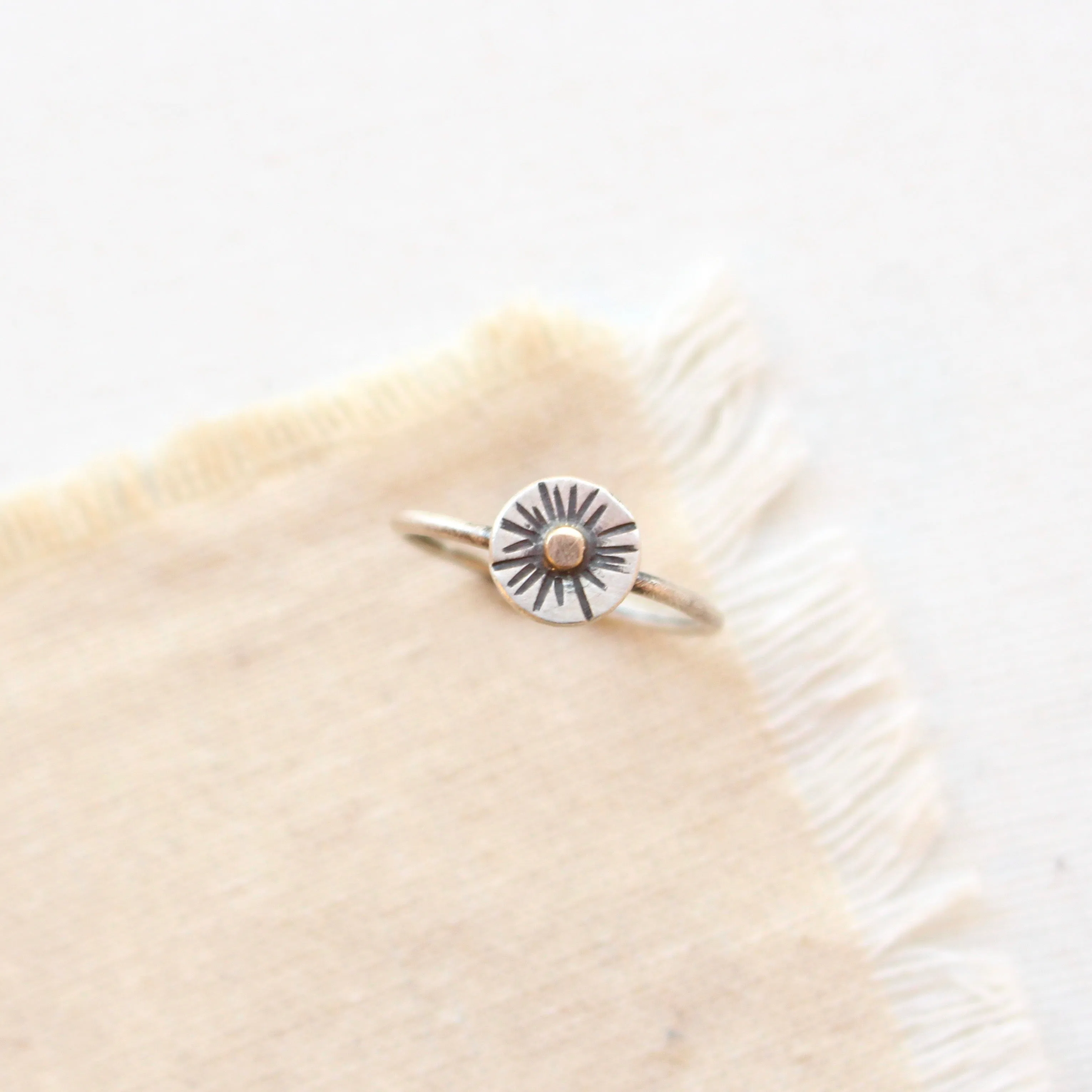 Little Sun Gold & Silver Ring