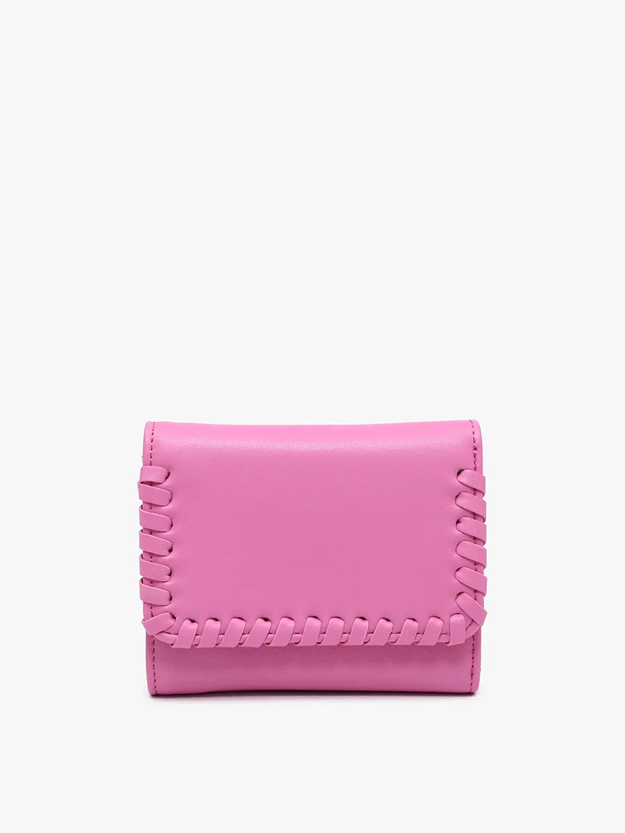 Logan Whipstitch Tri-fold Wallet