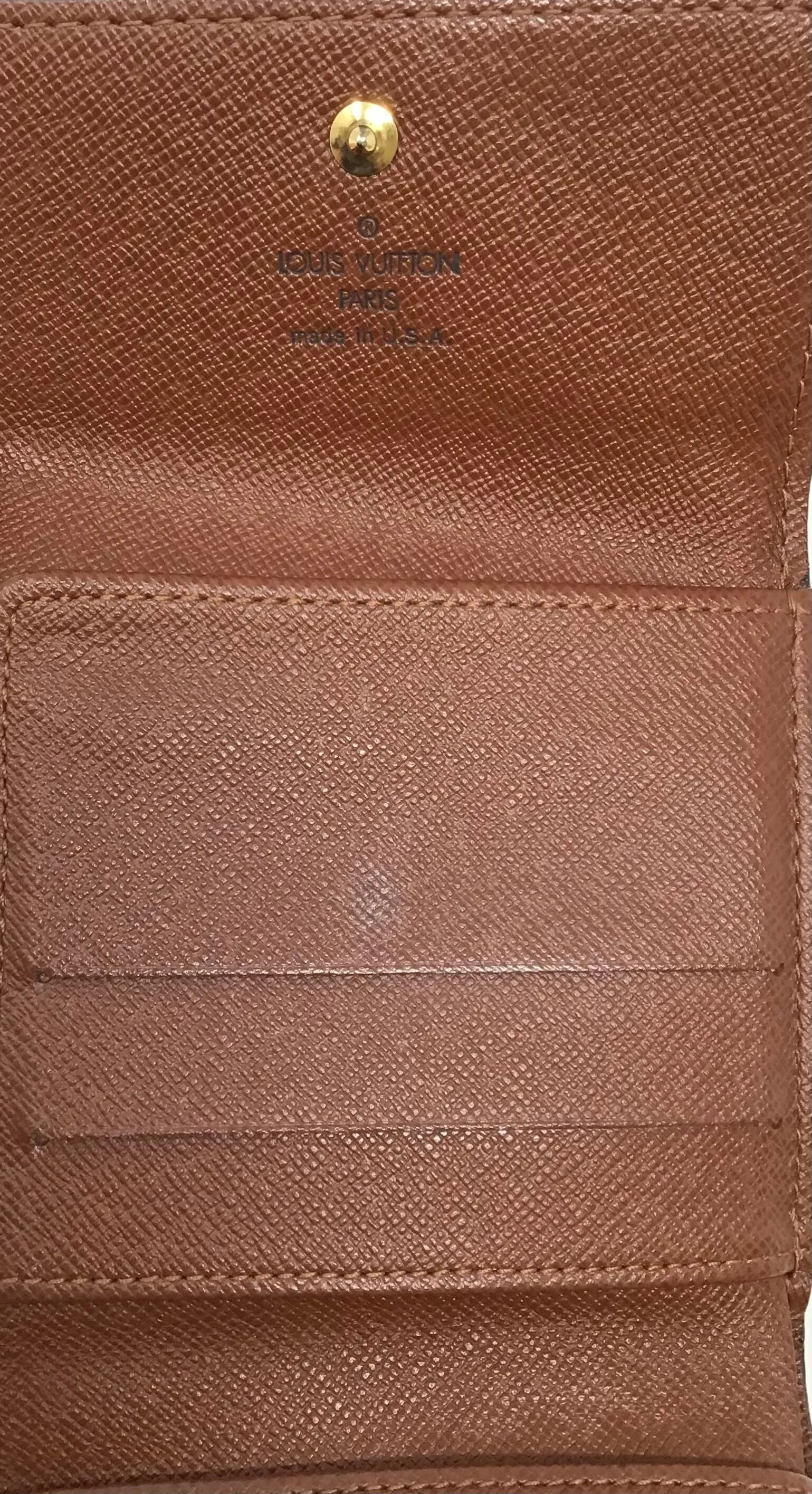 Louis Vuitton '04  'Elise' Snap Tri-Fold Wallet