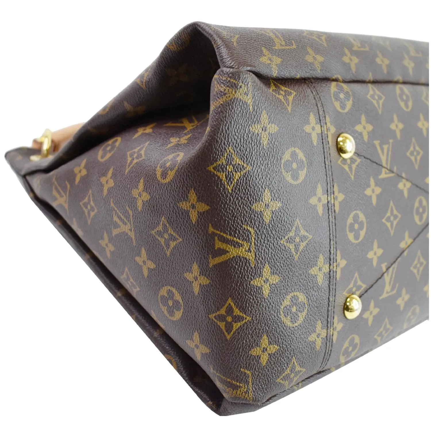 LOUIS VUITTON Artsy MM Monogram Canvas Shoulder Bag Brown