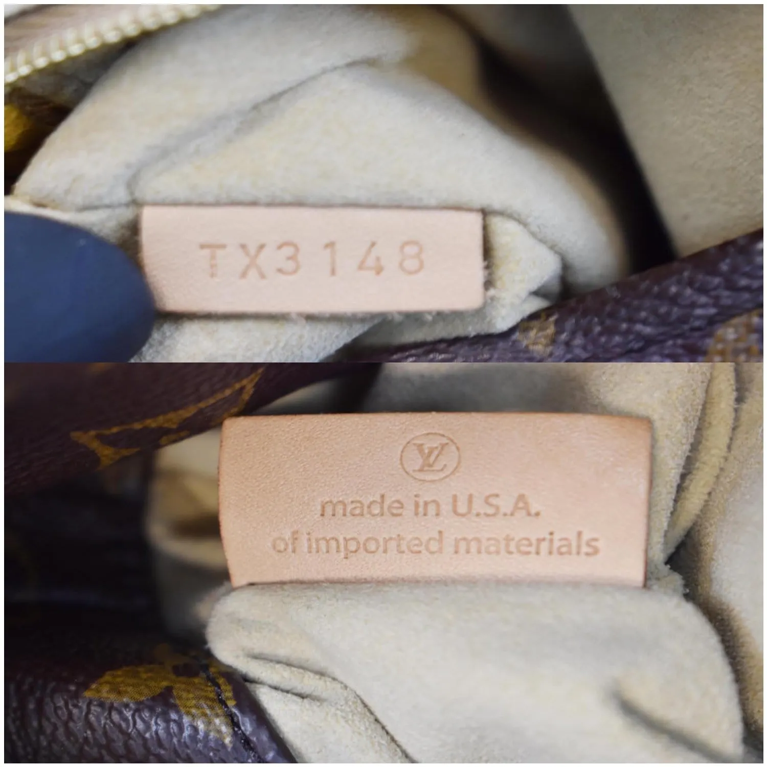 LOUIS VUITTON Artsy MM Monogram Canvas Shoulder Bag Brown