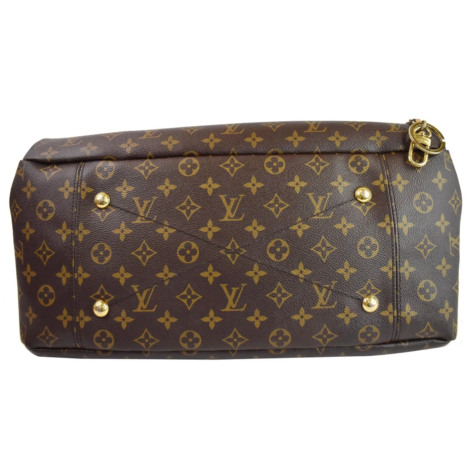 LOUIS VUITTON Artsy MM Monogram Canvas Shoulder Bag Brown