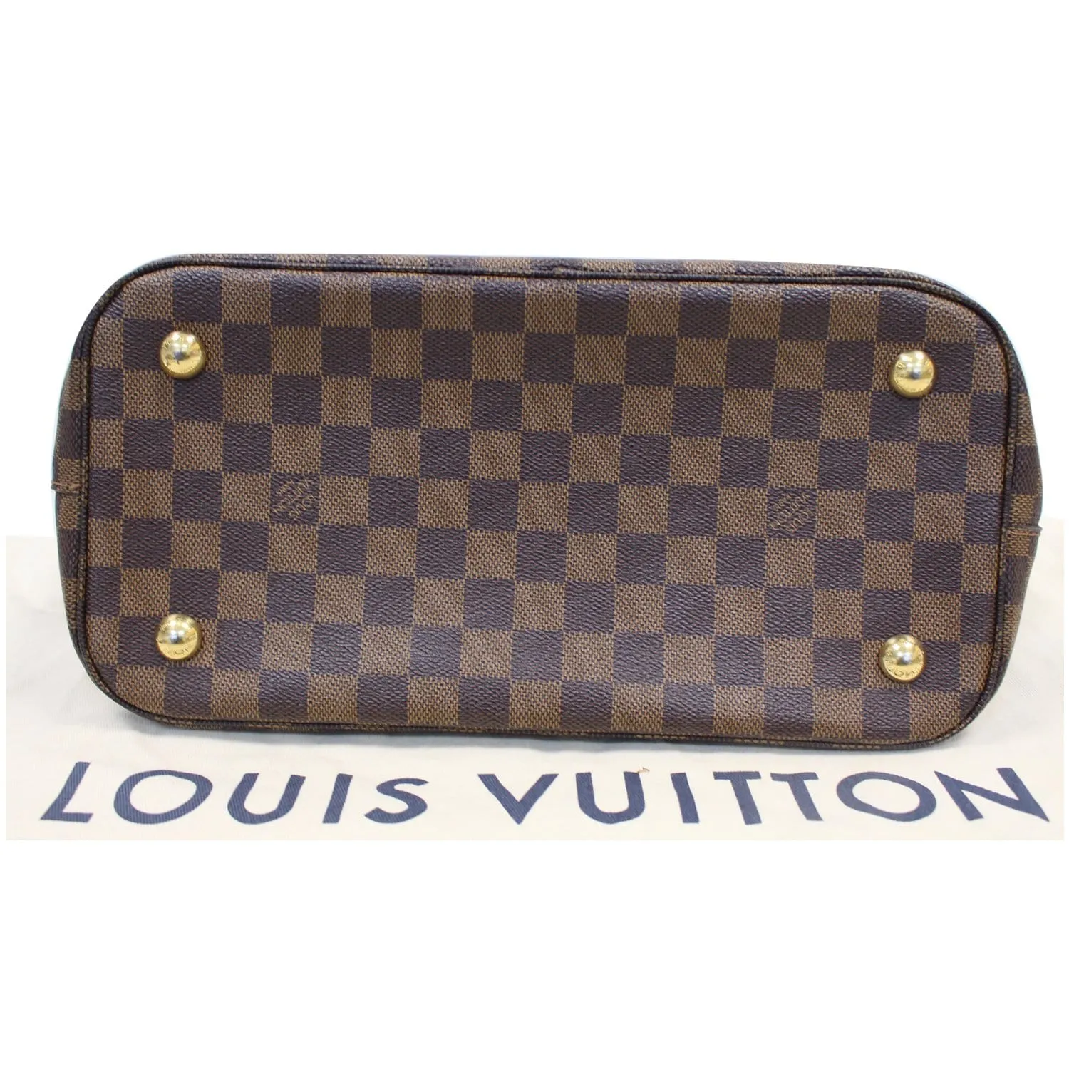 LOUIS VUITTON Belmont Damier Ebene Shoulder Bag Brown