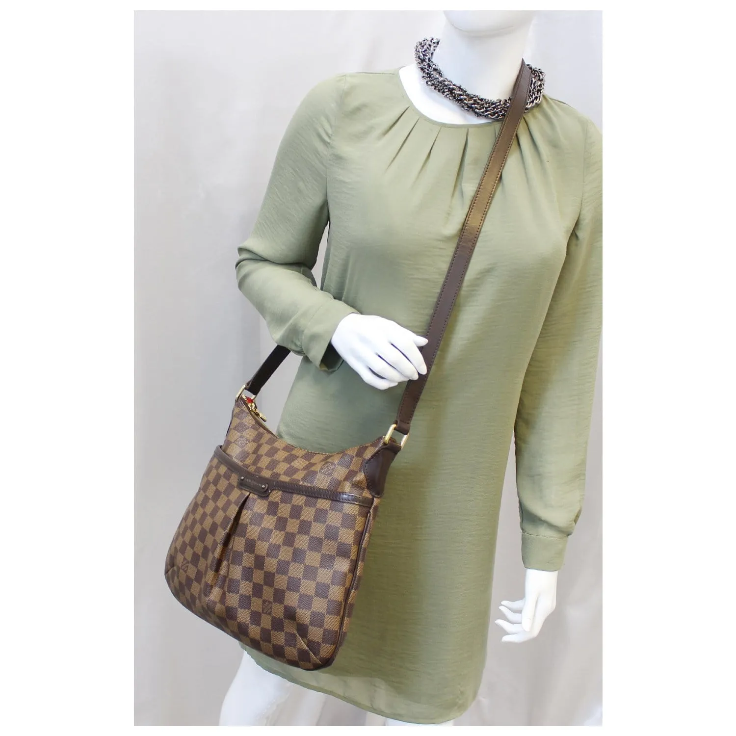 LOUIS VUITTON Bloomsbury PM Damier Ebene Shoulder Bag