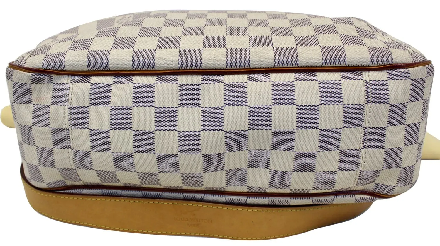 LOUIS VUITTON Damier Azur Soffi White Shoulder Handbag