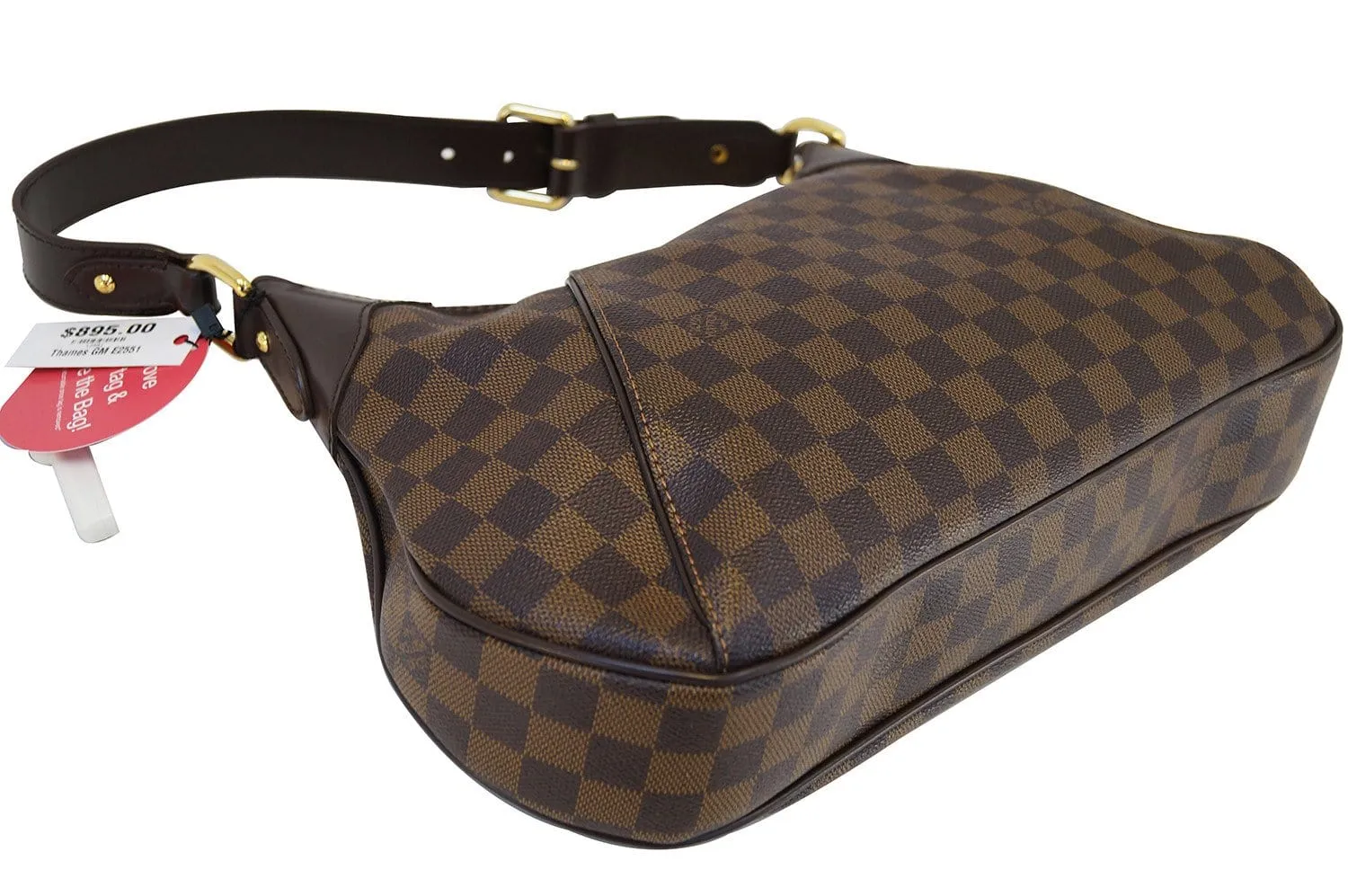 LOUIS VUITTON Damier Ebene Thames GM Shoulder Bag
