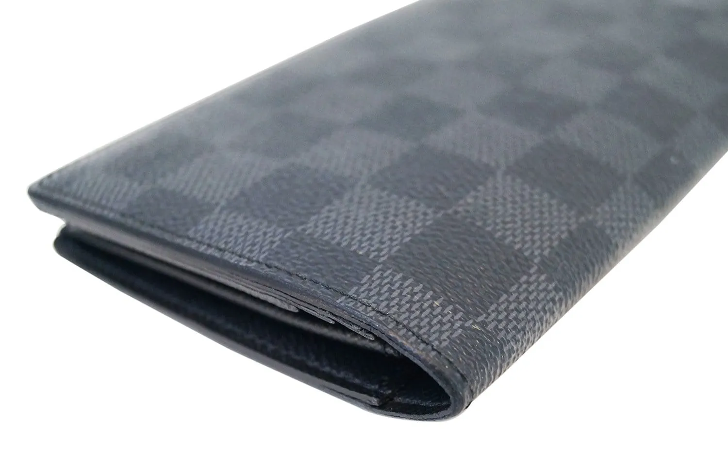 LOUIS VUITTON Damier Graphite Portefeuille Brazza Long Wallet