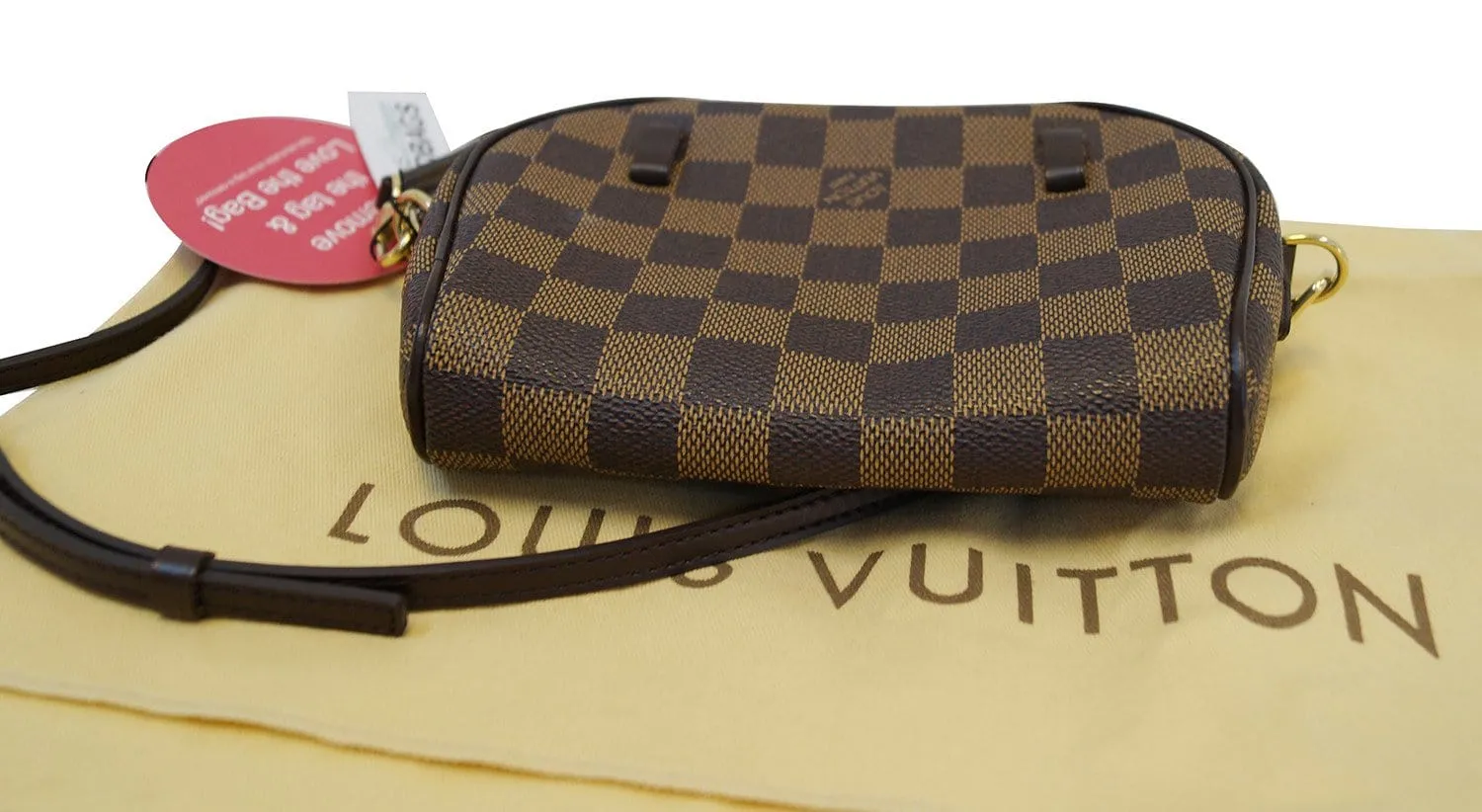 LOUIS VUITTON Damier Pochette Ipanema Shoulder Pouch