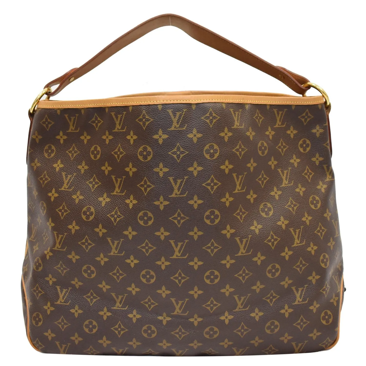 LOUIS VUITTON Delightful GM Monogram Canvas  Shoulder Bag Brown