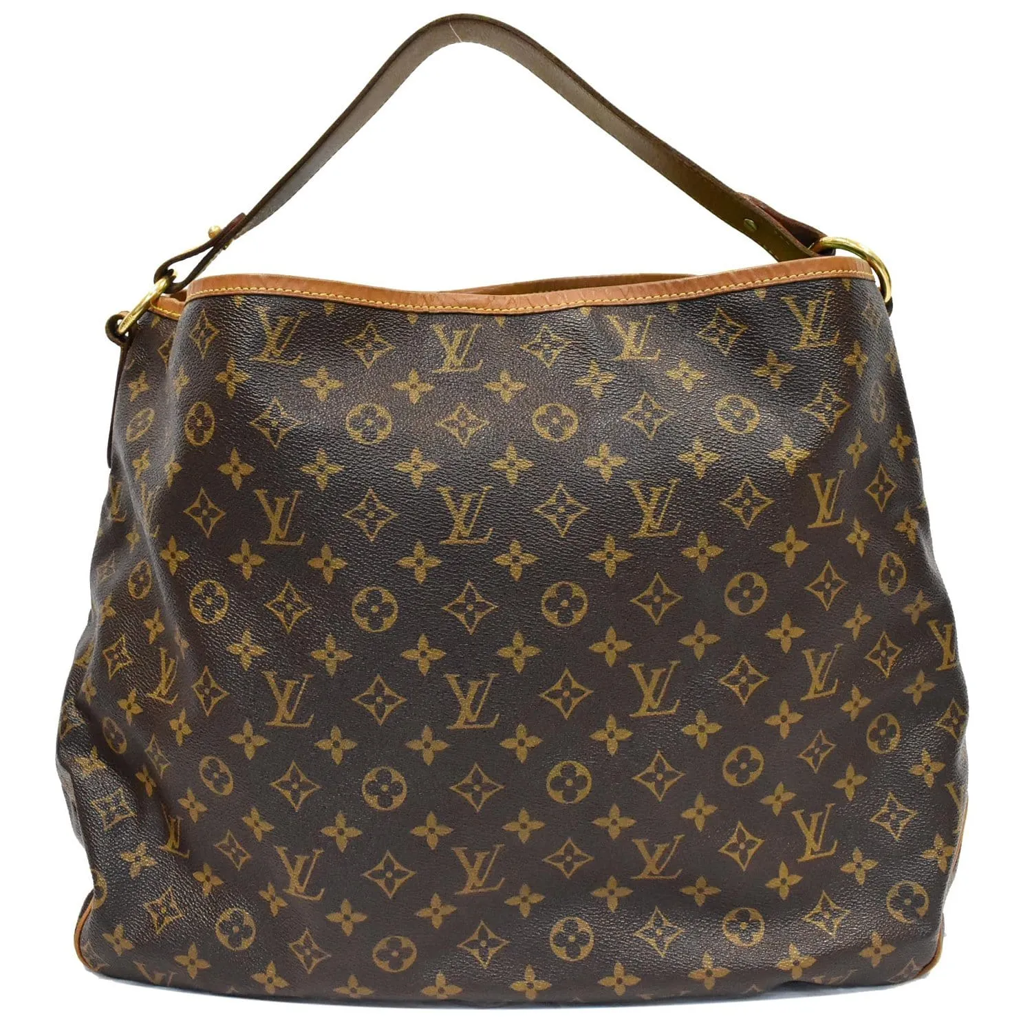 LOUIS VUITTON Delightful GM Monogram Canvas Shoulder Bag Brown