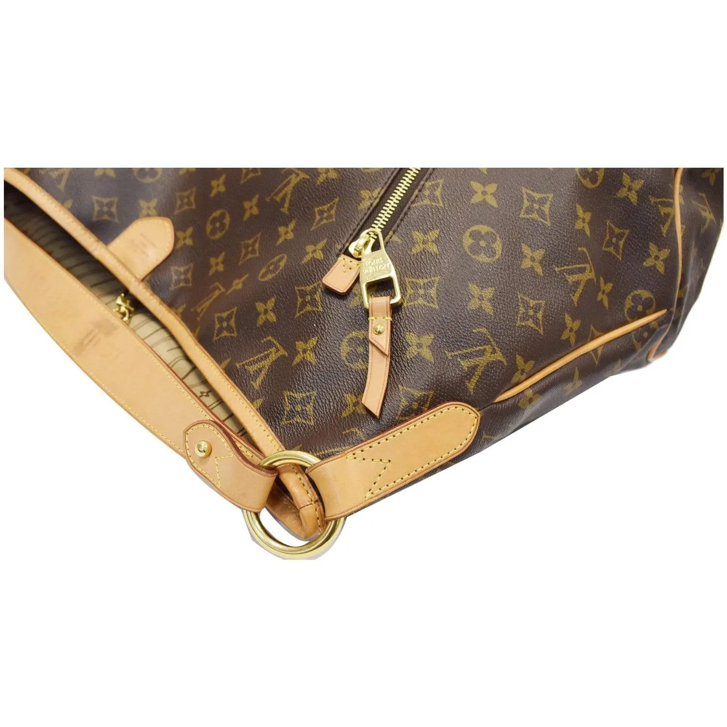 LOUIS VUITTON Delightful GM Monogram Canvas  Shoulder Bag Brown