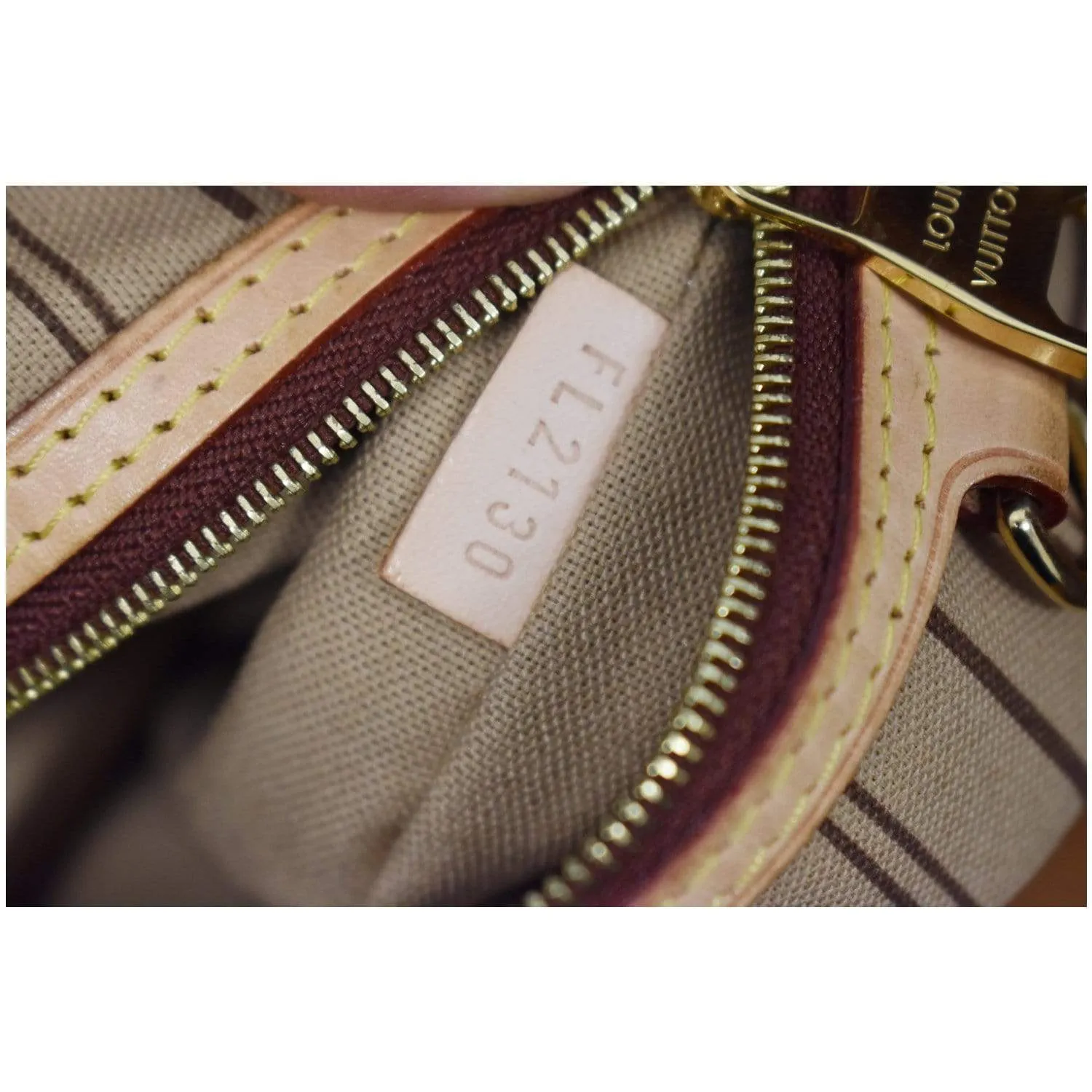 LOUIS VUITTON Delightful GM Monogram Canvas  Shoulder Bag Brown