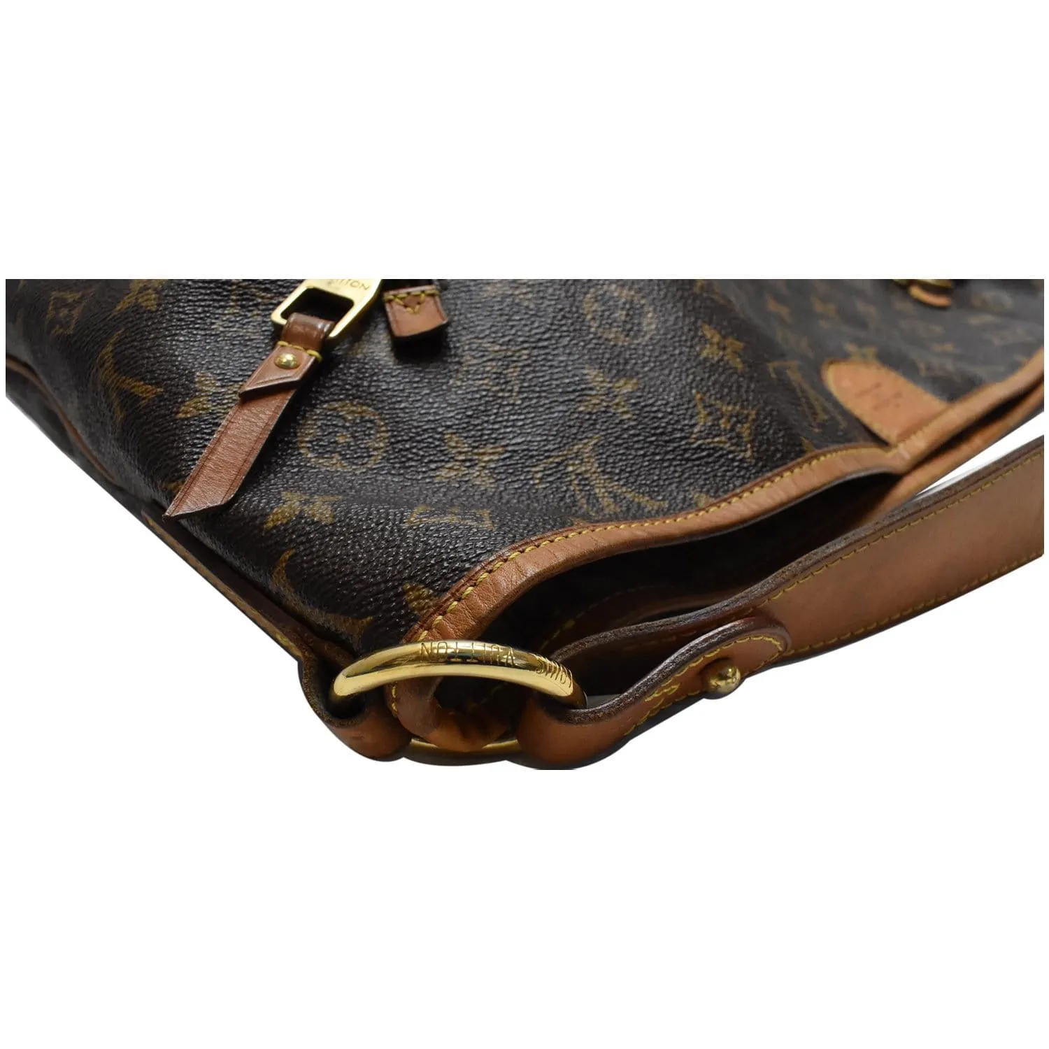 LOUIS VUITTON Delightful GM Monogram Canvas Shoulder Bag Brown