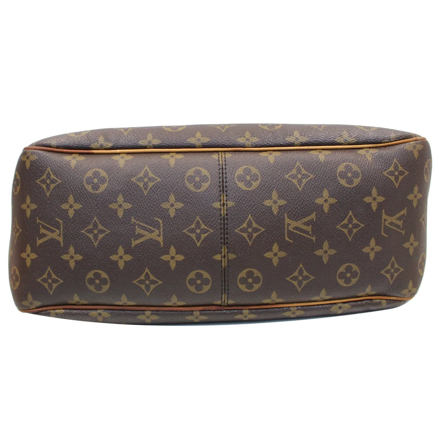 LOUIS VUITTON Delightful PM Monogram Canvas Shoulder Hobo Bag Brown