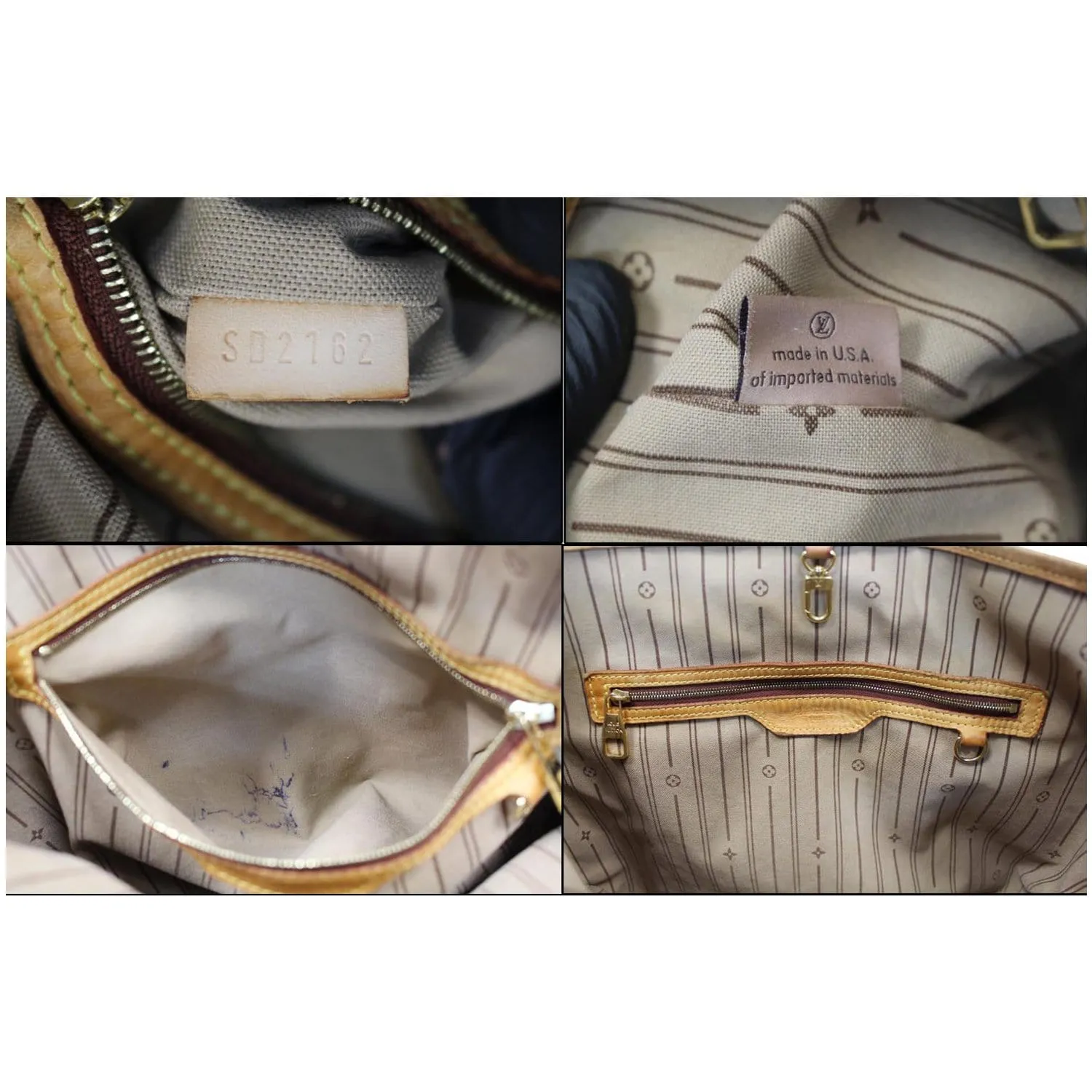 LOUIS VUITTON Delightful PM Monogram Canvas Shoulder Hobo Bag Brown