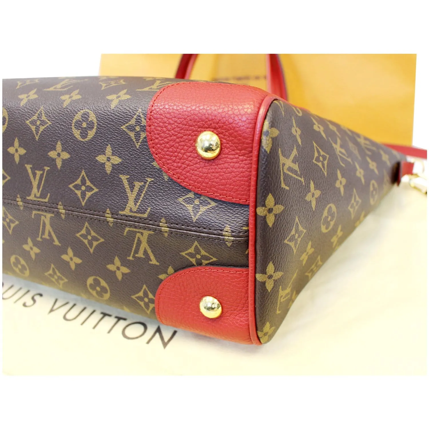 LOUIS VUITTON Estrela NM Monogram Canvas Shoulder Bag Cherry