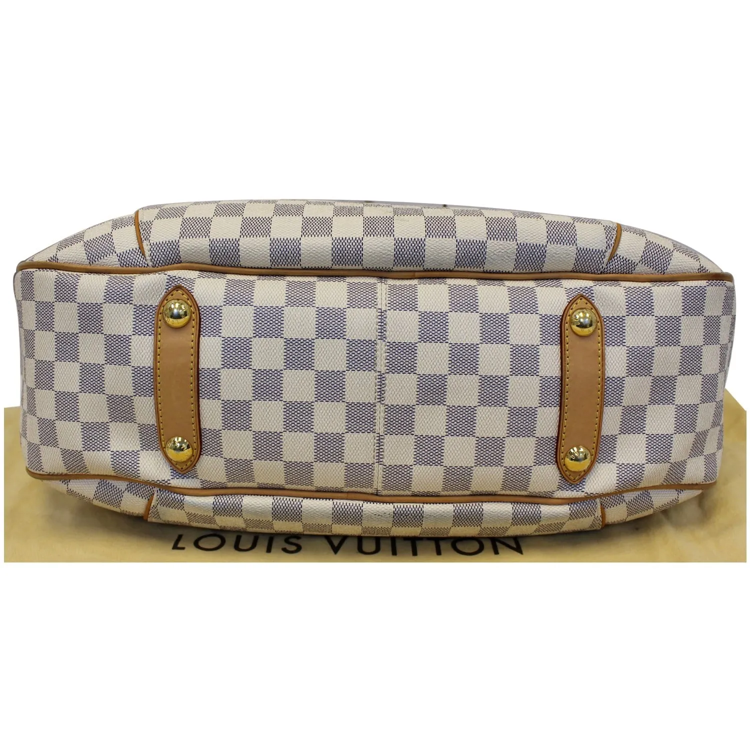 LOUIS VUITTON Galliera GM Damier Azur Shoulder Bag White