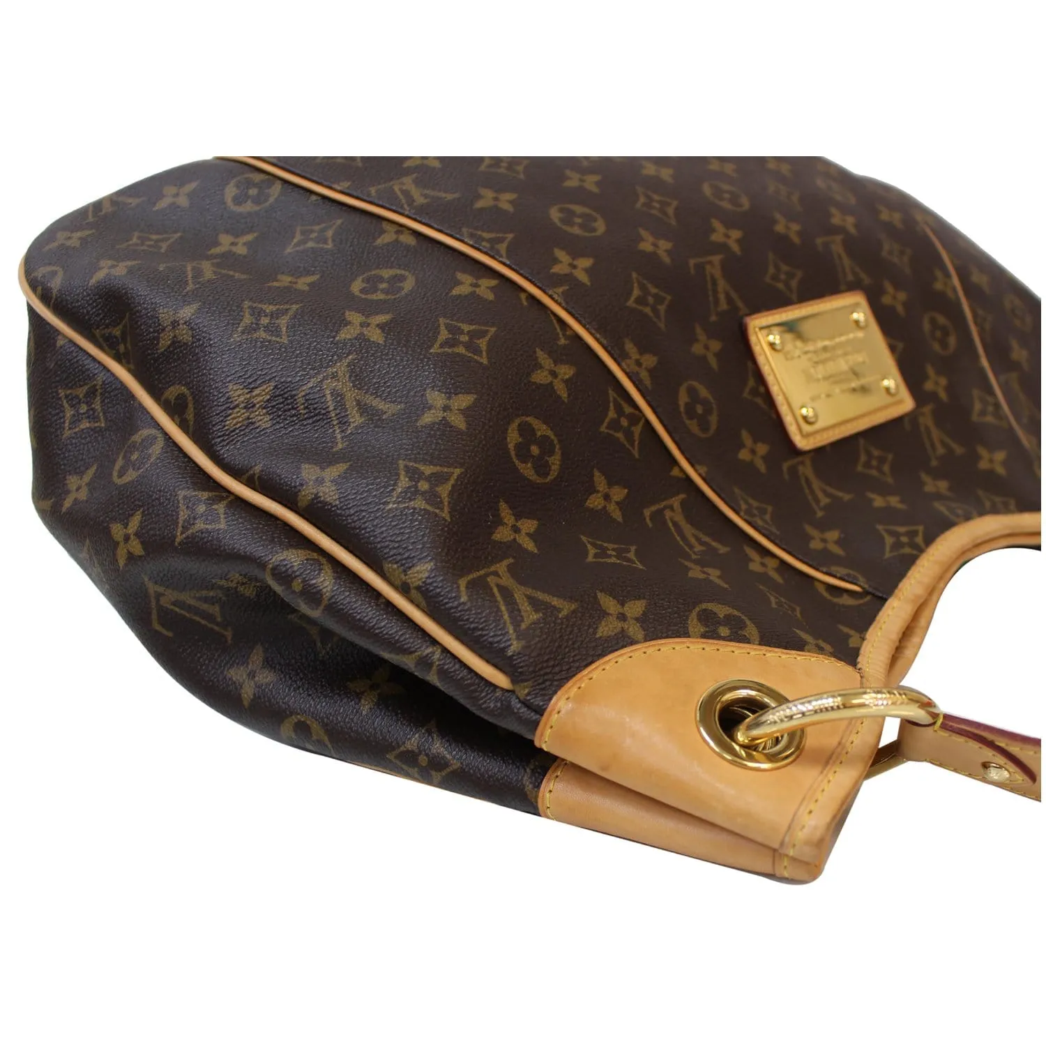 LOUIS VUITTON Galliera GM Monogram Canvas Shoulder Bag Brown
