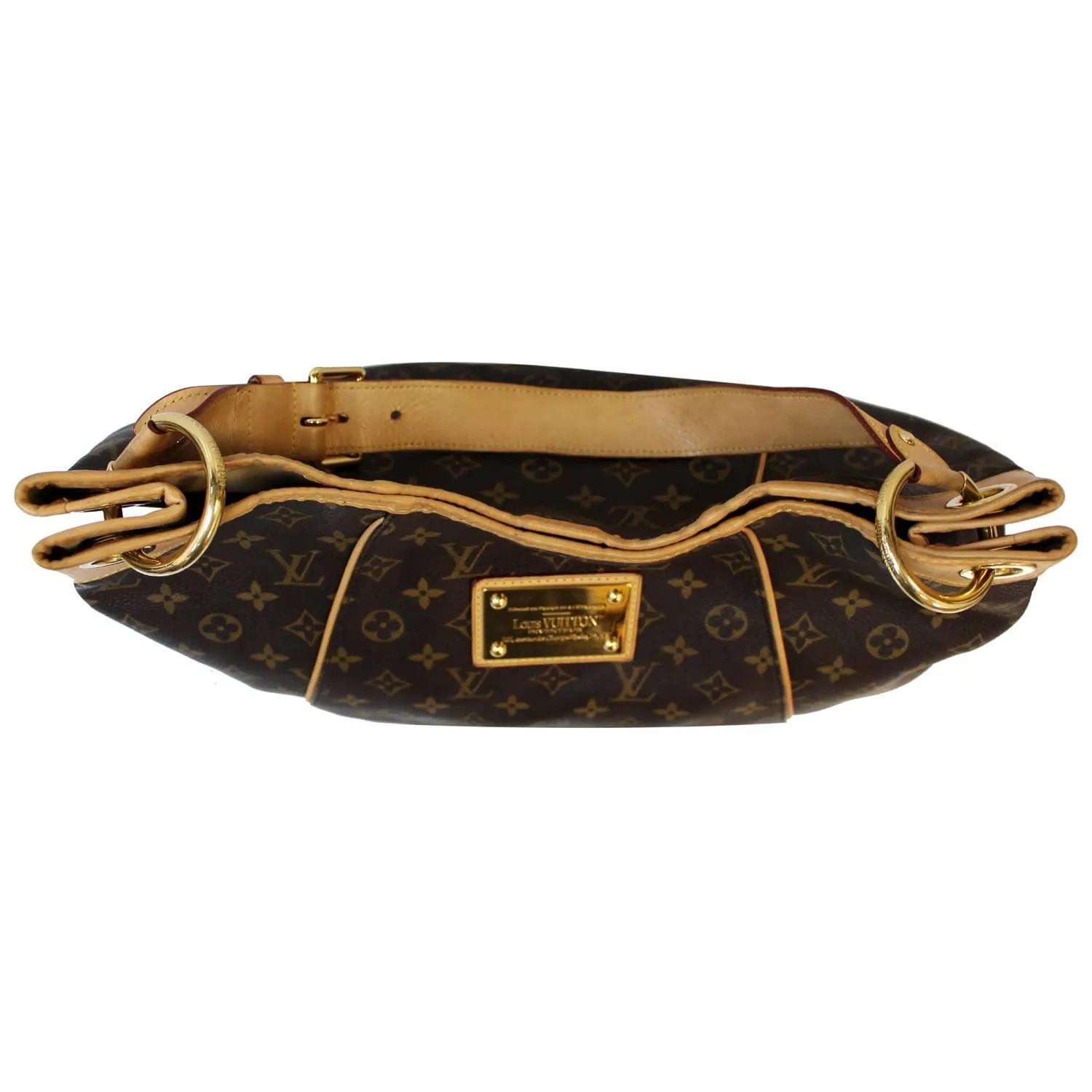 LOUIS VUITTON Galliera GM Monogram Canvas Shoulder Bag Brown