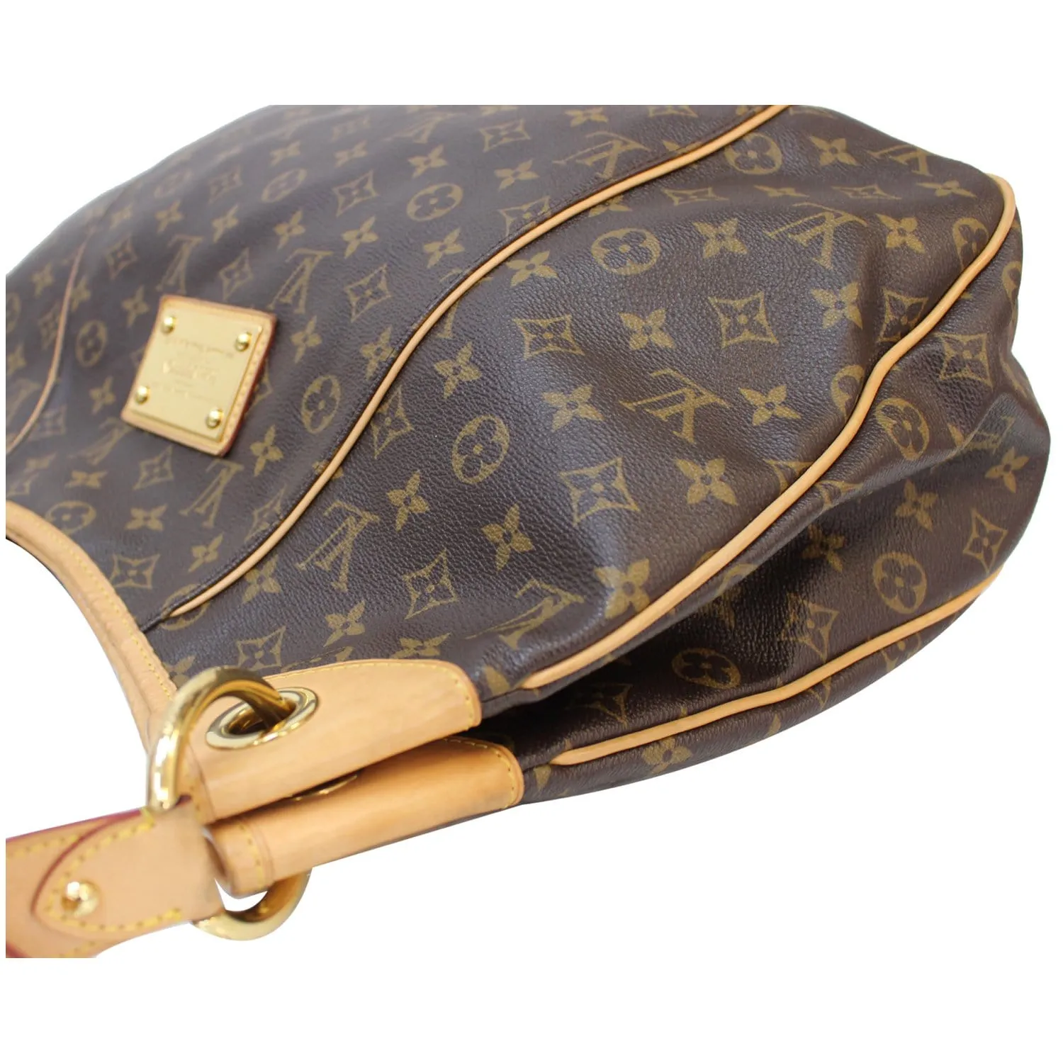 LOUIS VUITTON Galliera GM Monogram Canvas Shoulder Bag Brown