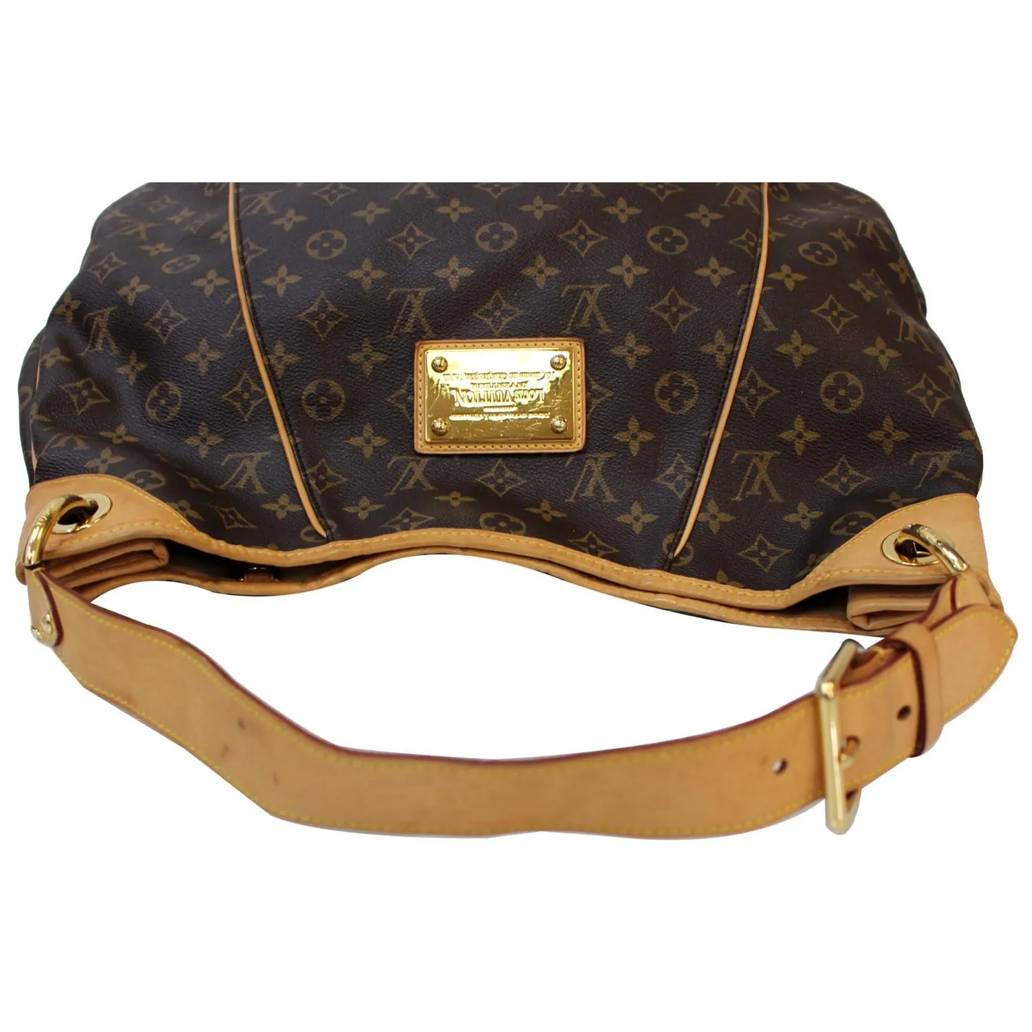 LOUIS VUITTON Galliera GM Monogram Canvas Shoulder Bag Brown