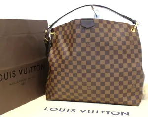 LOUIS VUITTON Graceful MM Damier Ebene  Shoulder Bag