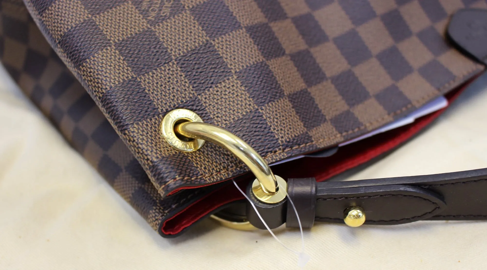 LOUIS VUITTON Graceful MM Damier Ebene  Shoulder Bag