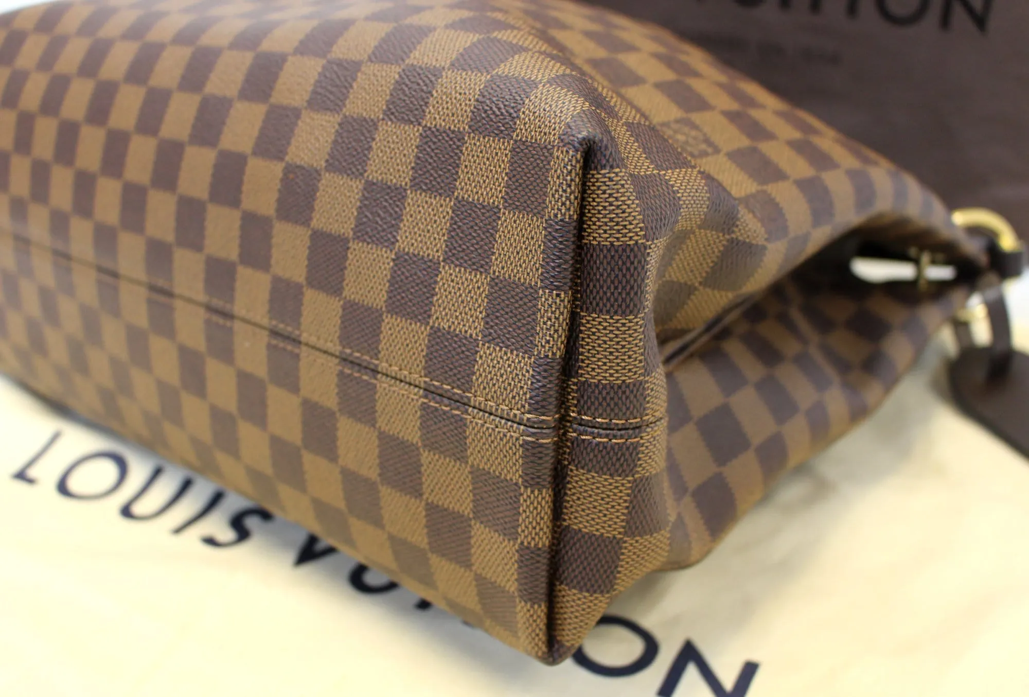 LOUIS VUITTON Graceful MM Damier Ebene  Shoulder Bag