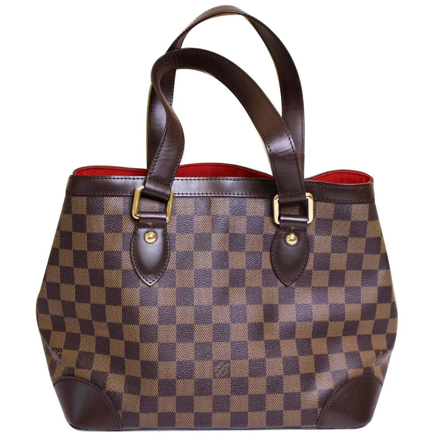 LOUIS VUITTON Hampstead PM Damier Ebene Shoulder Bag Brown
