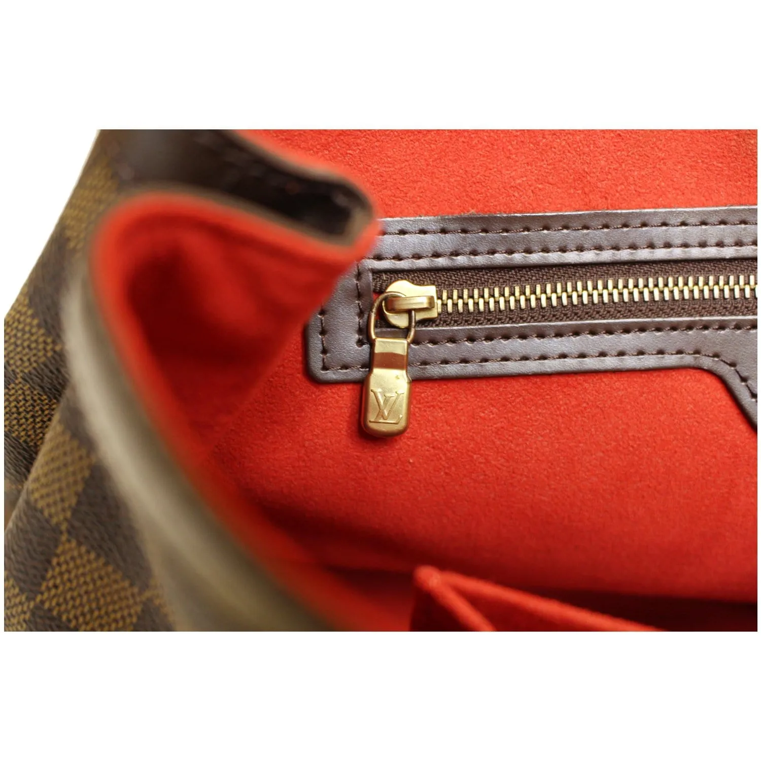 LOUIS VUITTON Hampstead PM Damier Ebene Shoulder Bag Brown