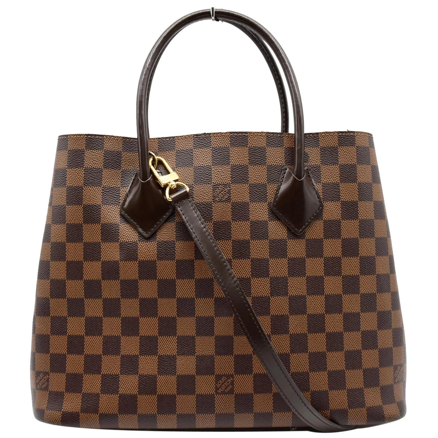 LOUIS VUITTON Kensington Damier Ebene Shoulder Bag Brown
