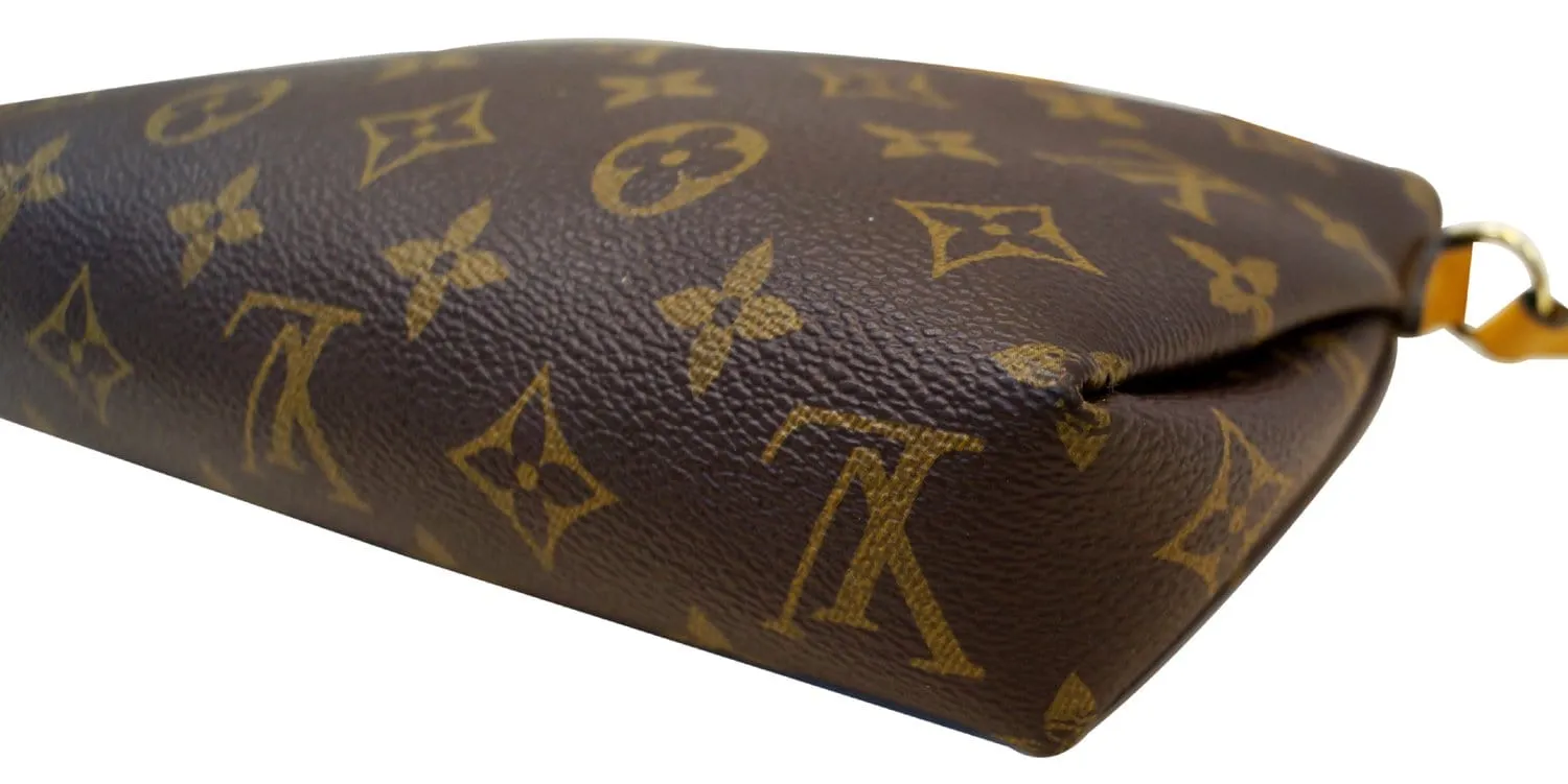 LOUIS VUITTON Monogram Canvas Pallas Clutch Crossbody Bag