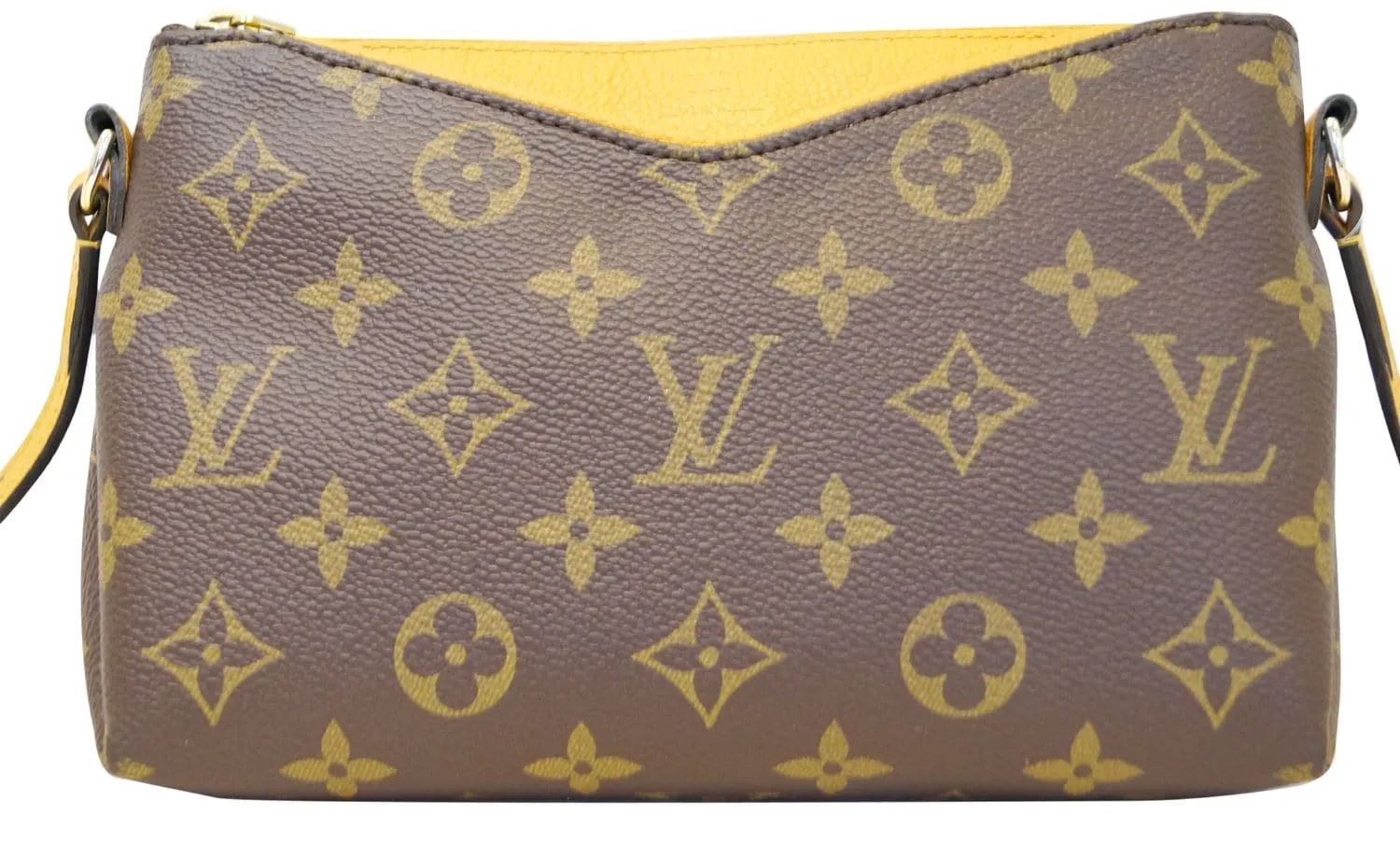 LOUIS VUITTON Monogram Canvas Pallas Clutch Crossbody Bag