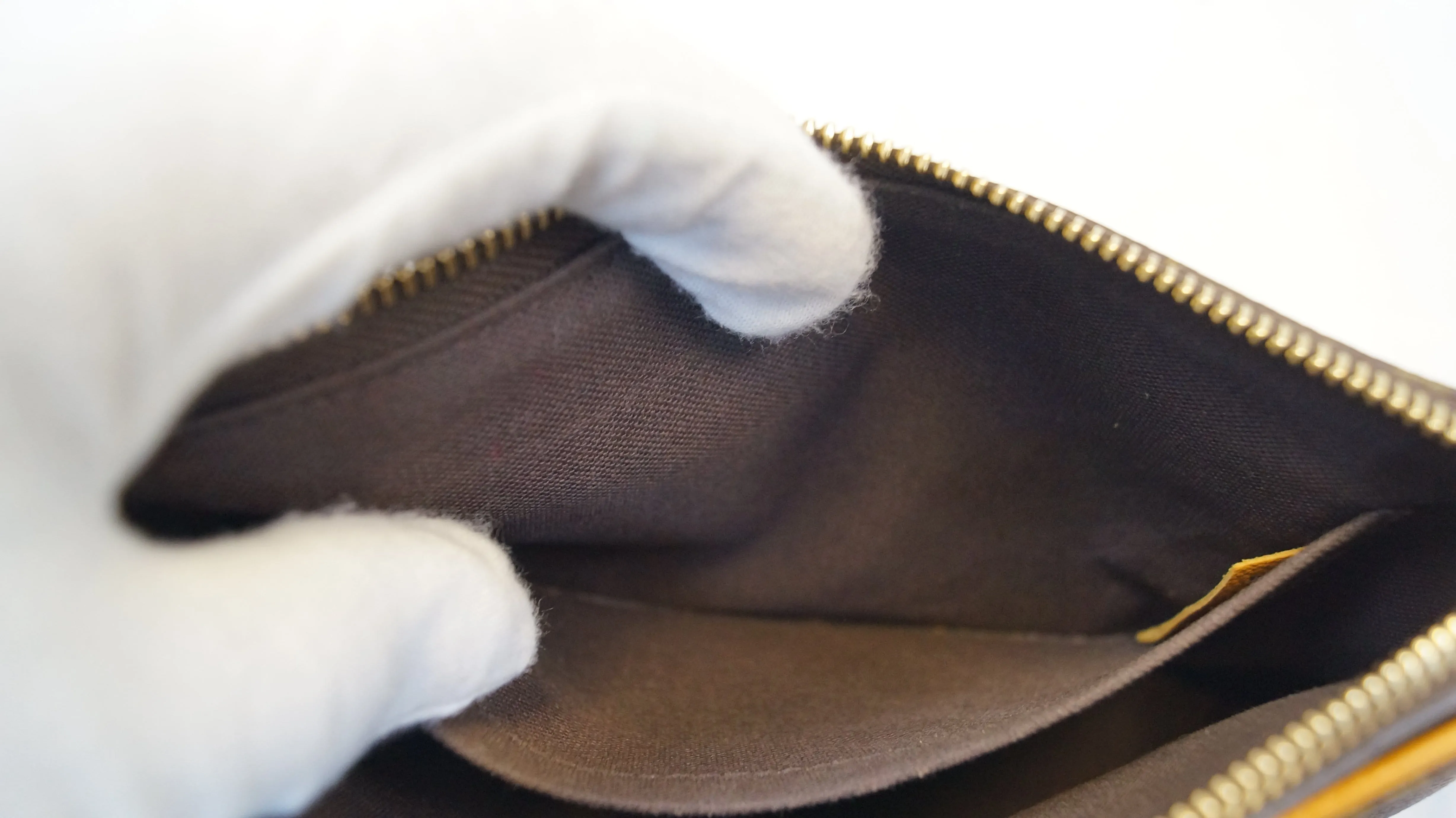 LOUIS VUITTON Monogram Canvas Pallas Clutch Crossbody Bag
