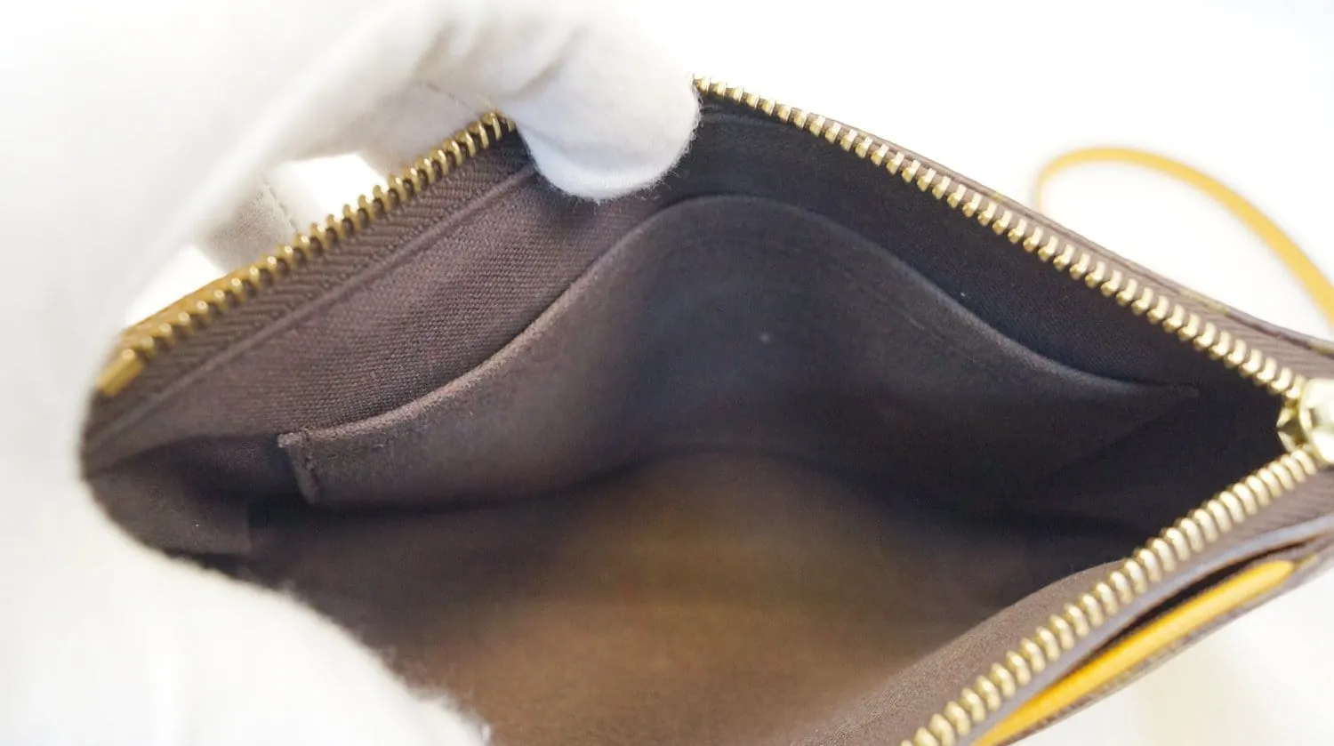 LOUIS VUITTON Monogram Canvas Pallas Clutch Crossbody Bag