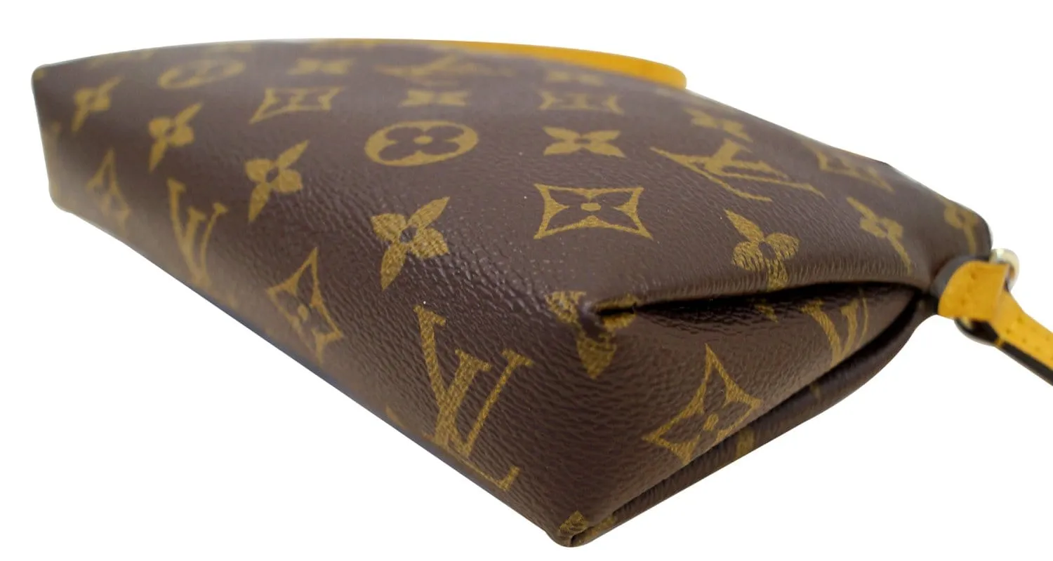 LOUIS VUITTON Monogram Canvas Pallas Clutch Crossbody Bag