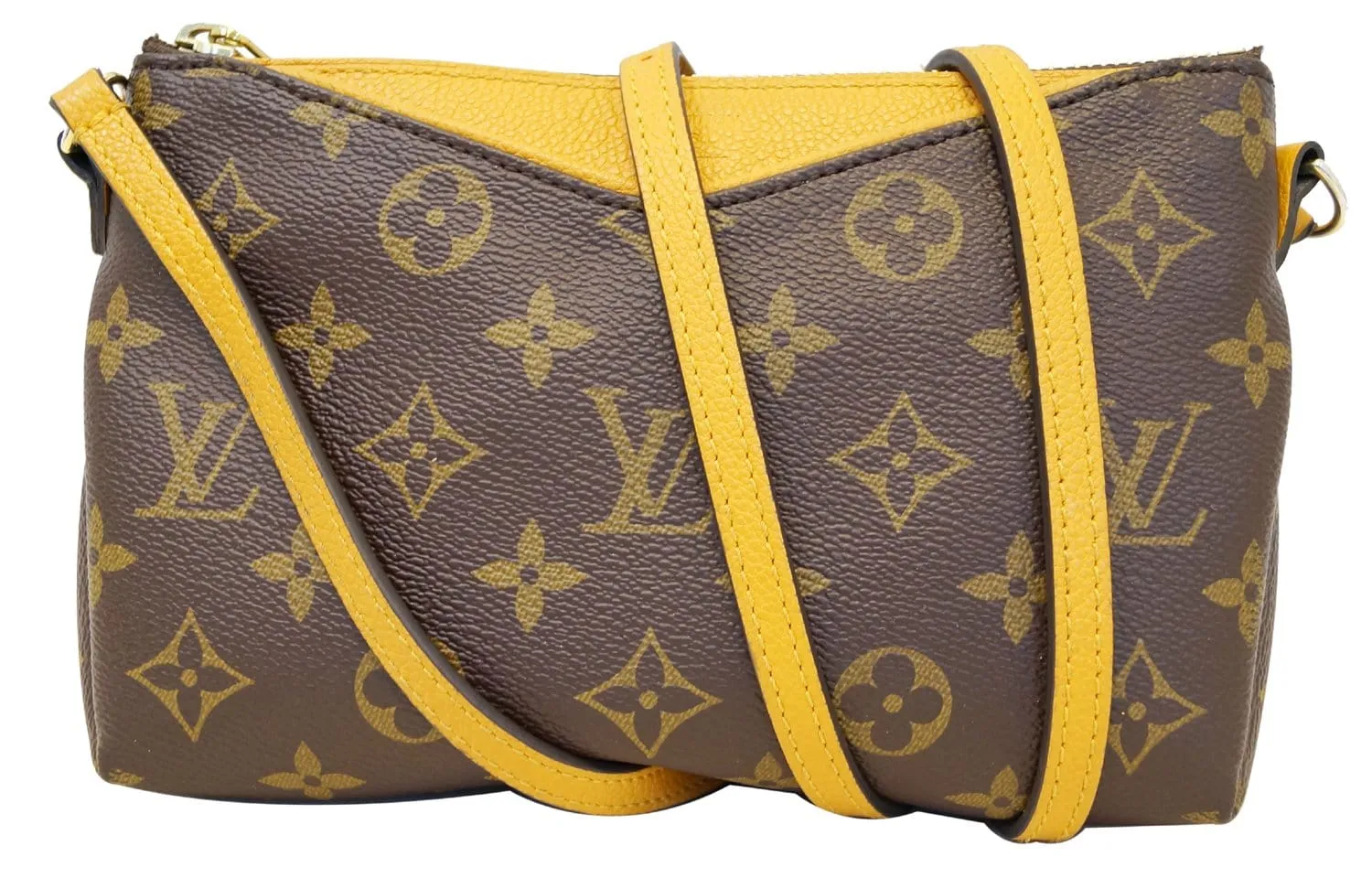 LOUIS VUITTON Monogram Canvas Pallas Clutch Crossbody Bag