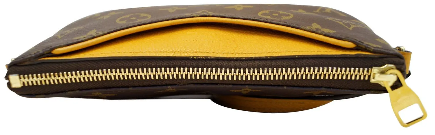 LOUIS VUITTON Monogram Canvas Pallas Clutch Crossbody Bag