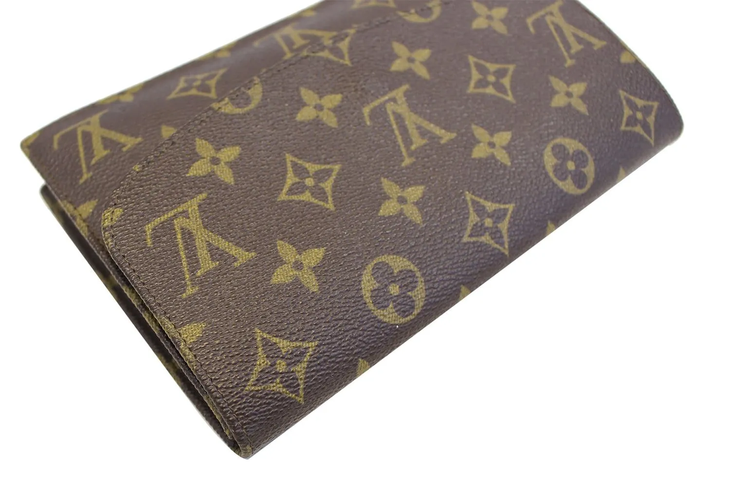 LOUIS VUITTON Monogram Canvas Pochette Rabat Clutch Bag