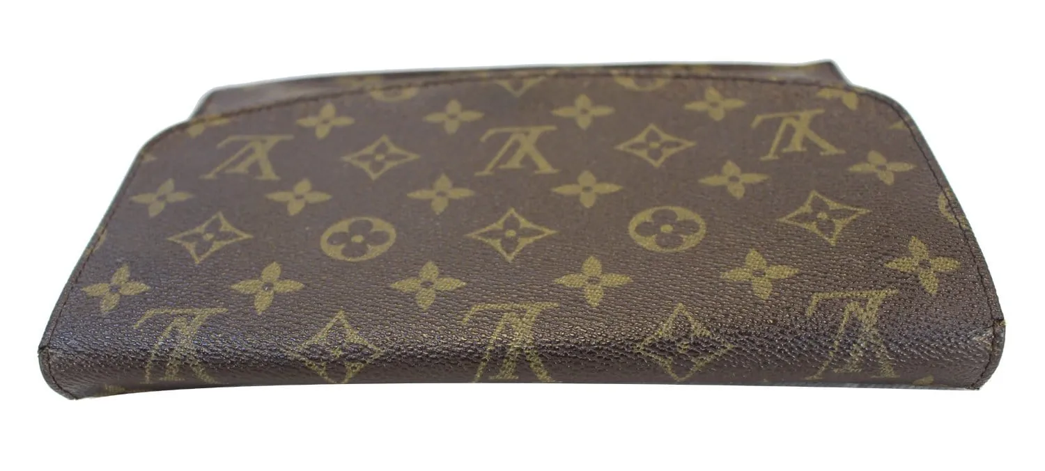 LOUIS VUITTON Monogram Canvas Pochette Rabat Clutch